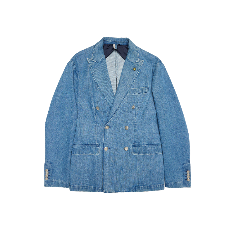 Limited Edition Double-Breasted Denim Jacket
