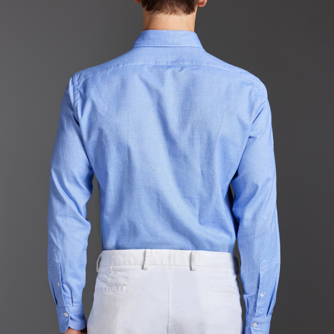 Washed Celeste Flannel Shirt