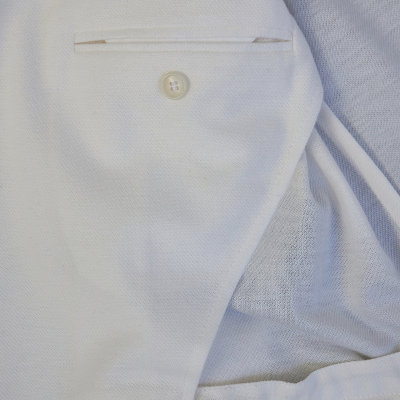 Double-Breasted Cotton & Cashmere Knit Jacket